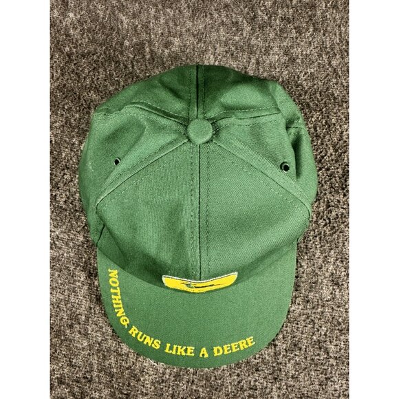 Vintage John Deer Nothing Runs Like A Deer Cap Hat SnapBack - Picture 4 of 9